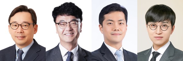 제15회 아산의학상 수상자 신의철, 이정민, 김성연, 서종현 교수(왼쪽부터).