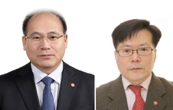 (좌측부터)신임 현재룡 기획상임이사, 