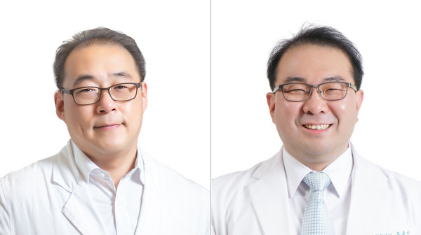 첨부1 경희대병원 소화기내과 장재영 교수, 심장혈관센터 우종신 교수(좌측부터)