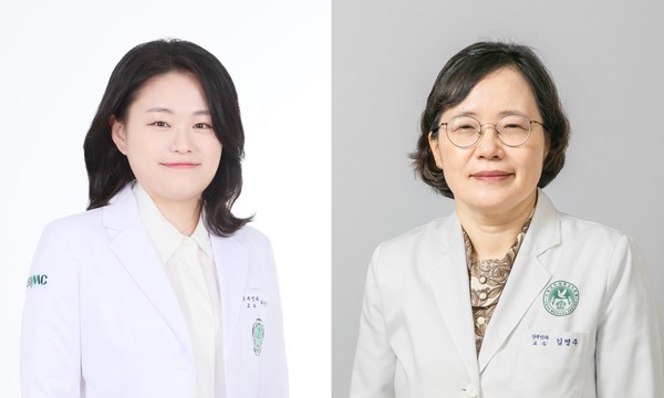 (왼쪽부터)이대목동병원 산부인과 허영민, 김영주 교수