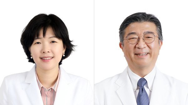 경희대병원 내분비내과 박소영, 정형외과 유기형 교수(좌측부터)