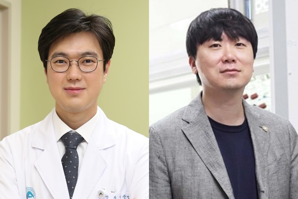 (왼쪽부터) 서울아산병원 안과 이준엽 교수, 대구경북과학기술원 서대하 교수