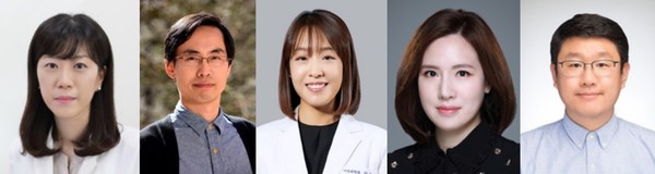 좌측부터 남가은, 박용문, 박계영, 허연, 한경도