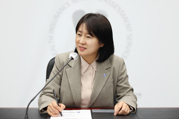 심사운영실 안유미 실장이 25일 전문기자단과 기자간담회를 가졌다.