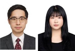 (좌측부터) 연동건 교수, 이경민 학생