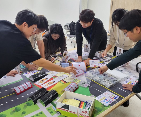 사진=아주대병원 '화학재난 의료대응 도상훈련 시범교육'