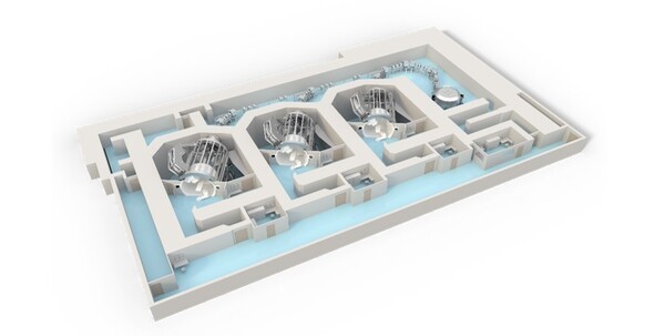 사진=국내 최대 규모로 조성될 양성자 치료센터 (3 Gantry).